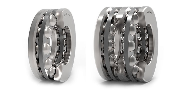 axial ball bearings