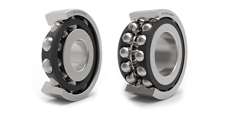 single and double row angular contact ball bearings